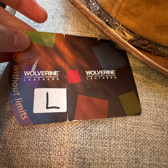 Wolverine Tan Suede Leather Hat-L - Picture 7 of 7